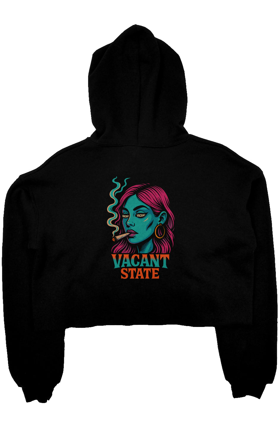 Vacant Becca Crop Hoodie