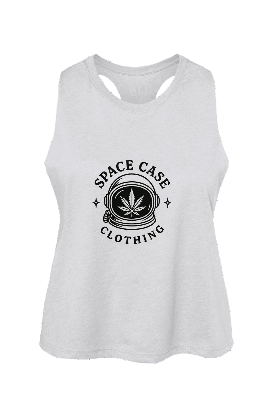 Space Case Racerback Cropped Tank