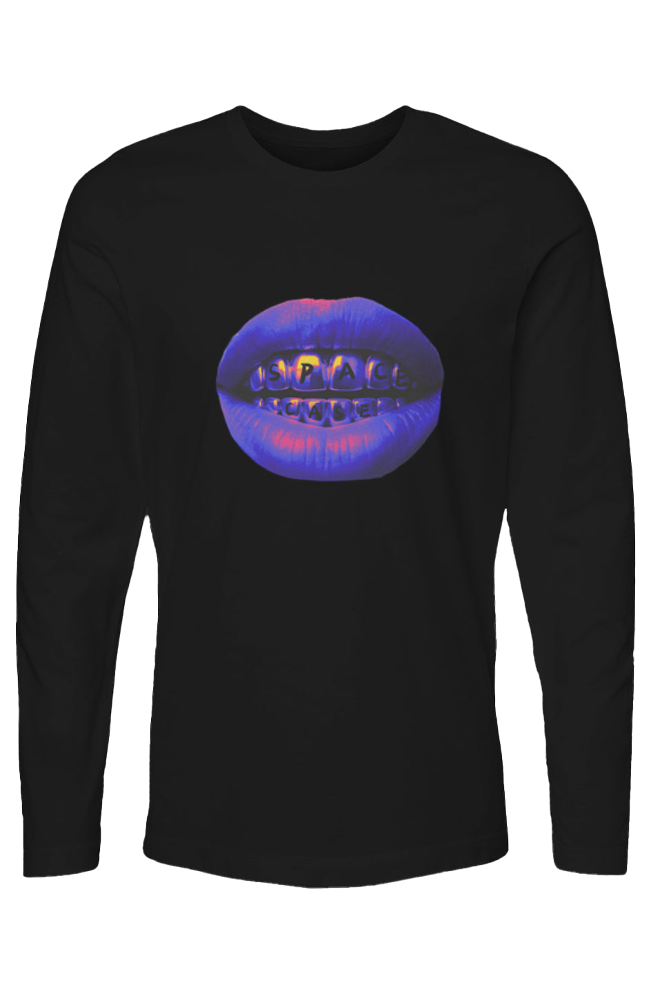 Unisex Grillz Long Sleeve Black