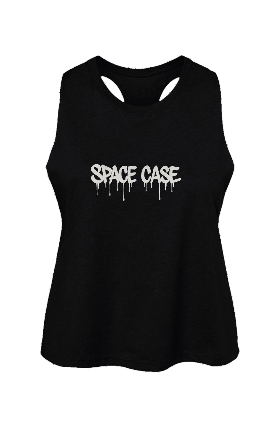Womens Paint Drip Tank White