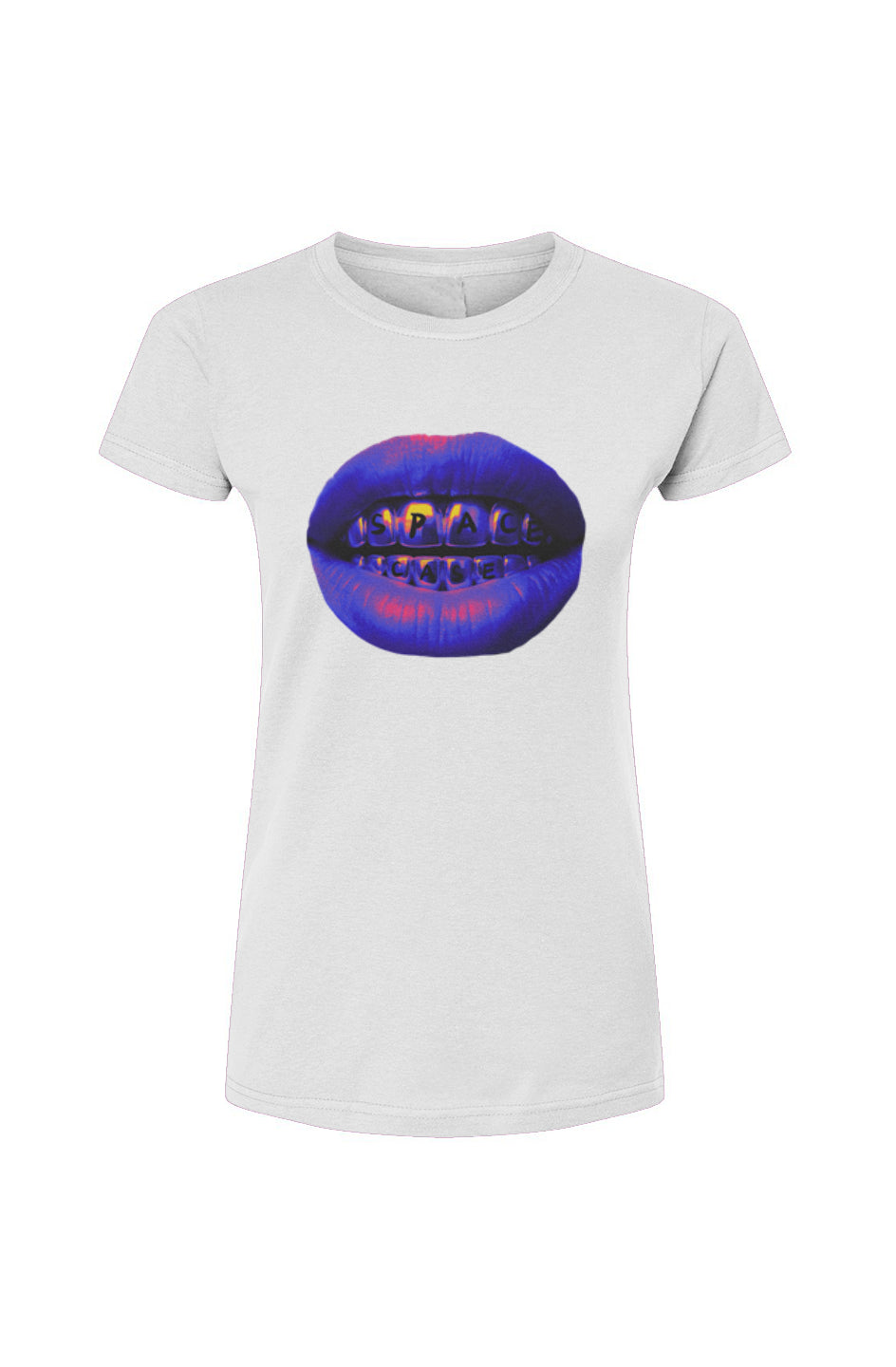 Women Grillz Tee - White