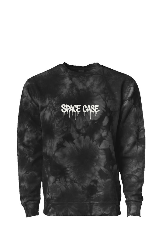 Crystal Paint Drip Sweater - Black
