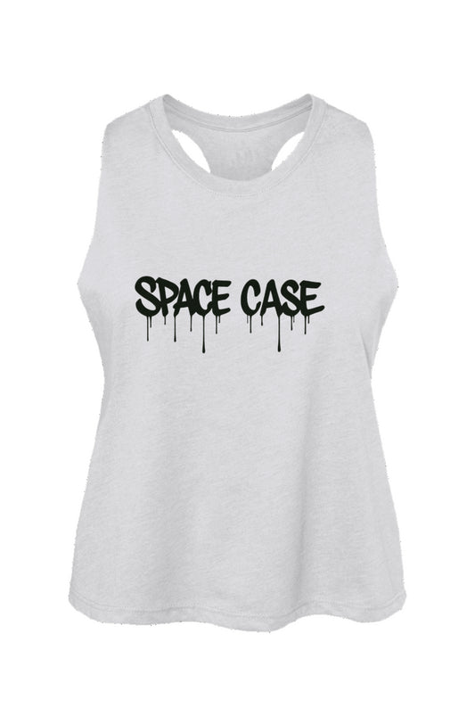 Womens Paint Drip Tank White